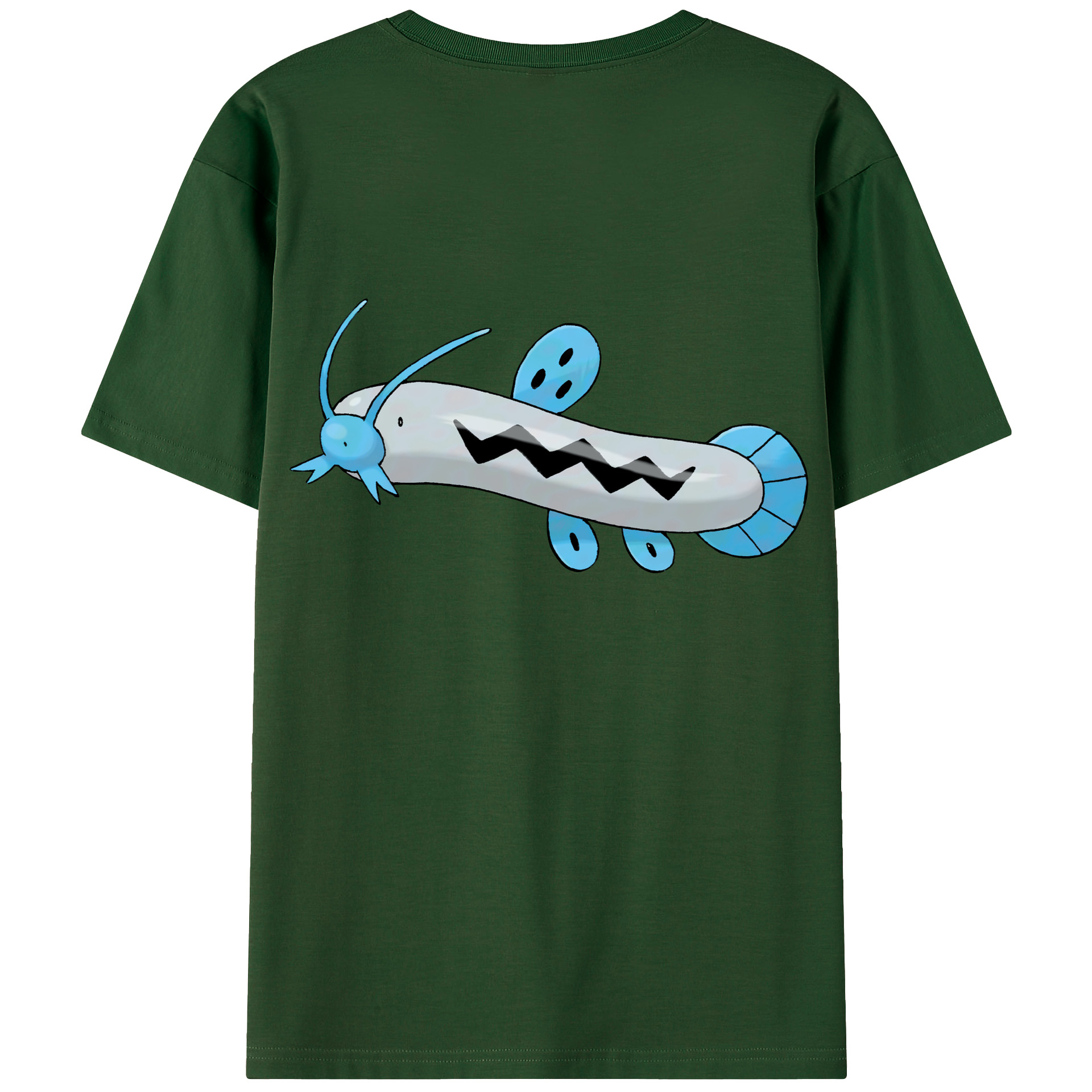 （画像用） ポケットモンスター Pokémon 綿100％半袖Tシャツ（背面プリント）